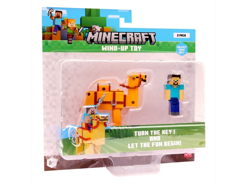 Minecraft felhúzható figura állattal S2