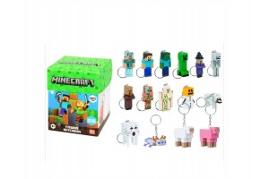 Minecraft kulcstartó díszdobozban