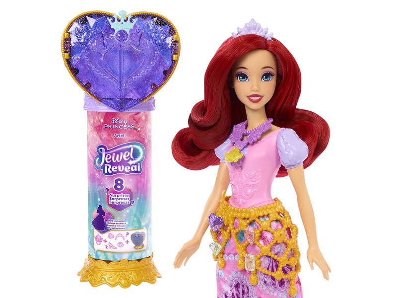 Disney hercegnők Ariel csupaszív meglepetés baba kép