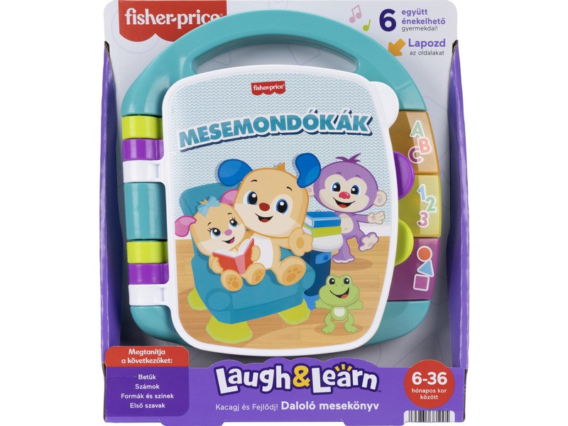Fisher-Price daloló mesekönyv 2026 - zenélő bébijáték