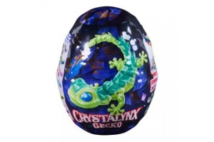 Crystalynx Gekkó - kristálytojásos figura