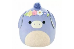 Milada Squishmallows virágkoronás csacsi plüss