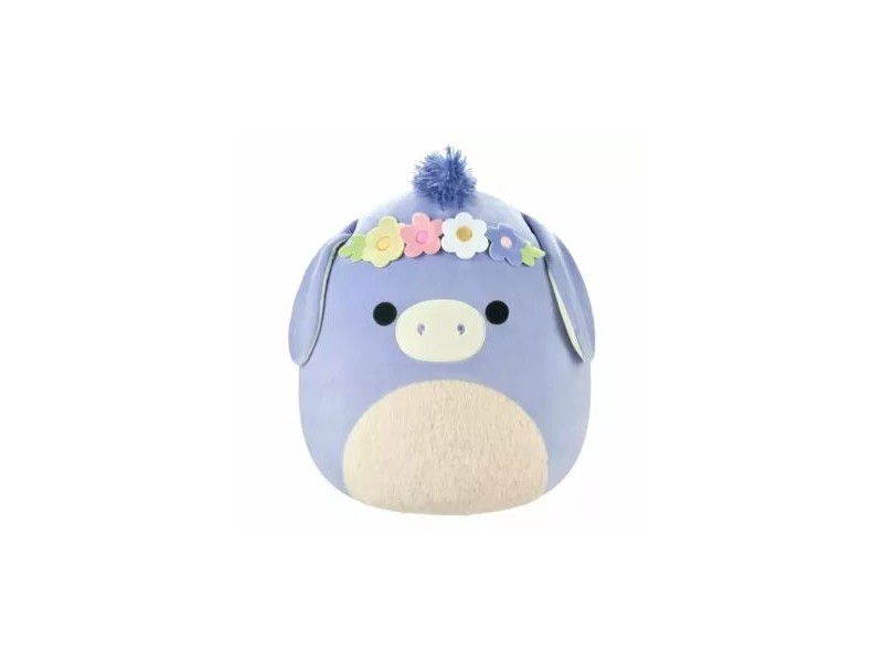 Milada Squishmallows virágkoronás csacsi plüss