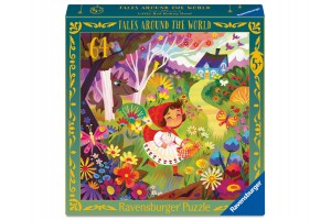 Puzzle 64 db – Piroska és a Farkas illusztráció