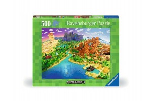Puzzle 500 db – Minecraft világa