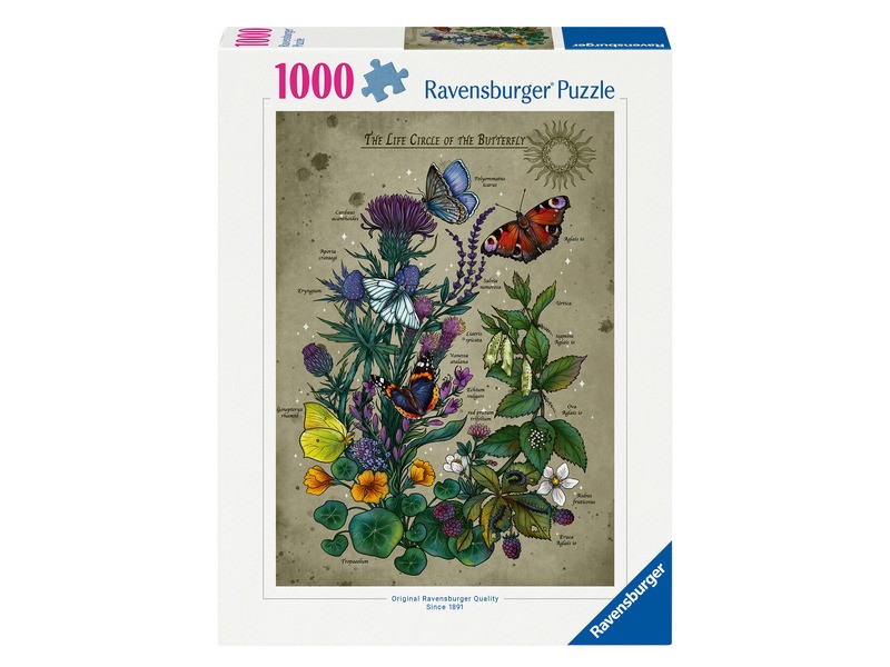 Puzzle 1000 db - Pillangóhatás (részlet)
