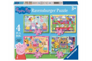 Peppa malac 4 az 1-ben puzzle