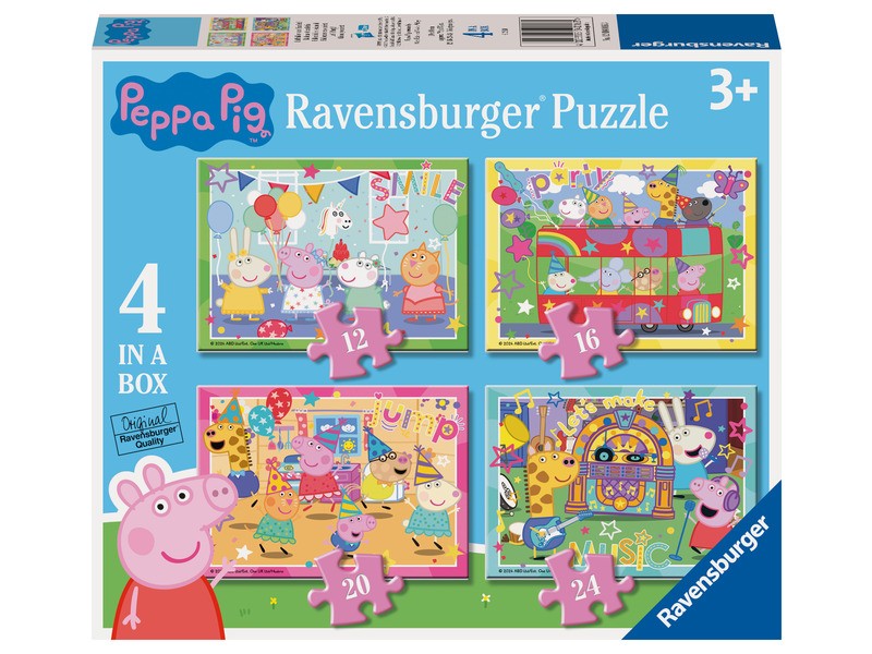 Peppa malac 4 az 1-ben puzzle