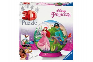 Puzzle 3D 72 db – Disney hercegnők