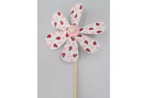 Katica mintás fa szélforgó 48 cm