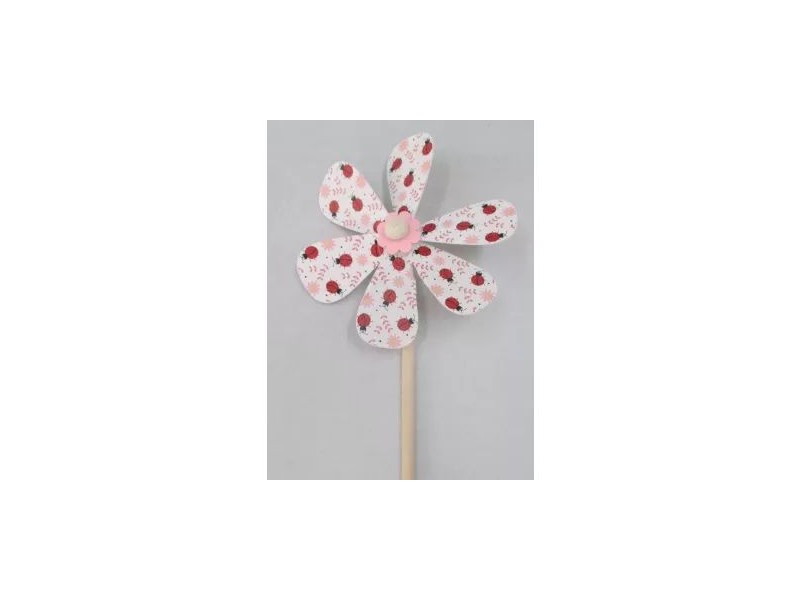 Katica mintás fa szélforgó 48 cm