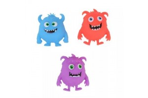 Squishy szörnyecske 13 cm - puha, színes figura