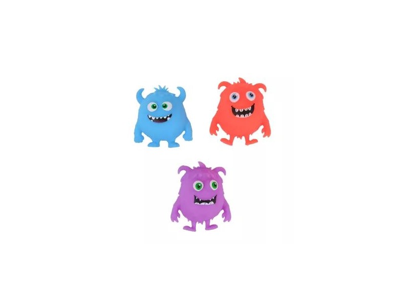 Squishy szörnyecske 13 cm - puha, színes figura