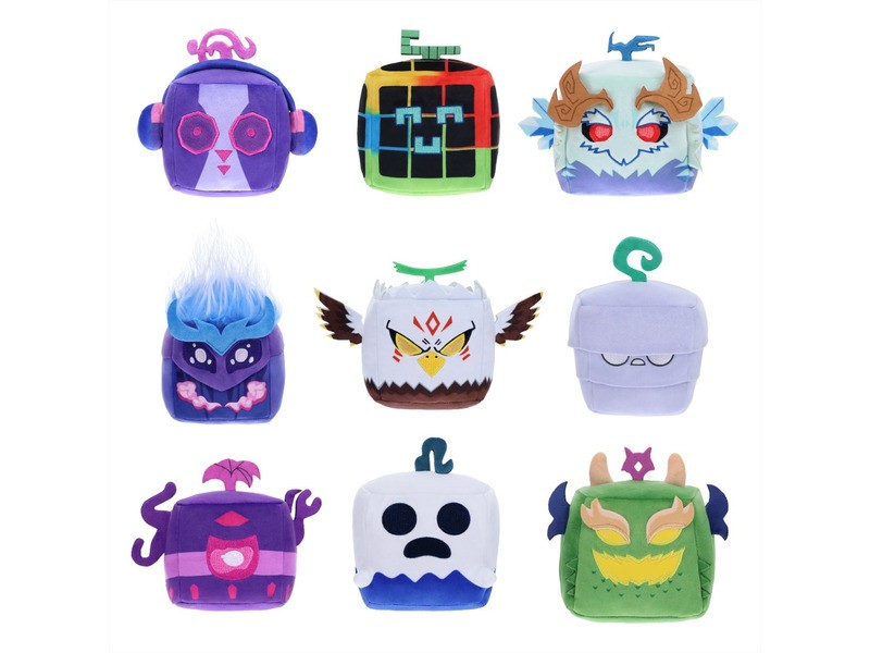 Blox Fruits meglepetés plüss 10 cm dobozban