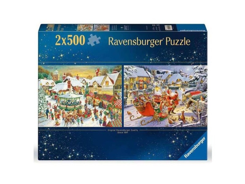 Puzzle 2x500 db – Karácsonyi kollekció No.1