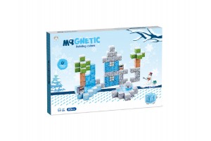 Mágneses építőkockák - havas táj (93 db)