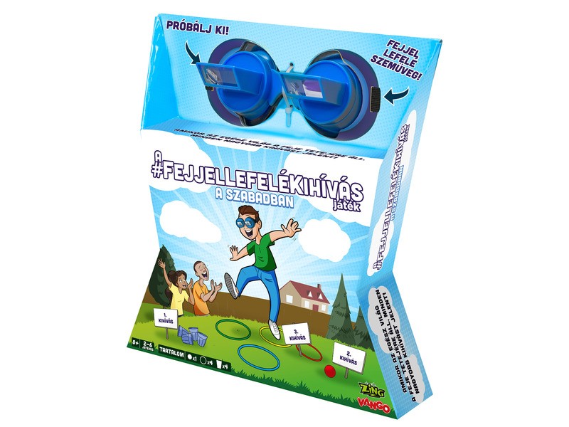 Fejjel Lefelé szemüveg és játék kiegészítők