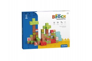 Mágneses építőkockák - erdő 102 db