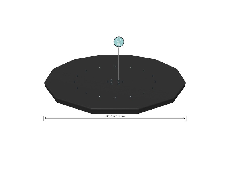 Medence takaró ponyva 3,66 m