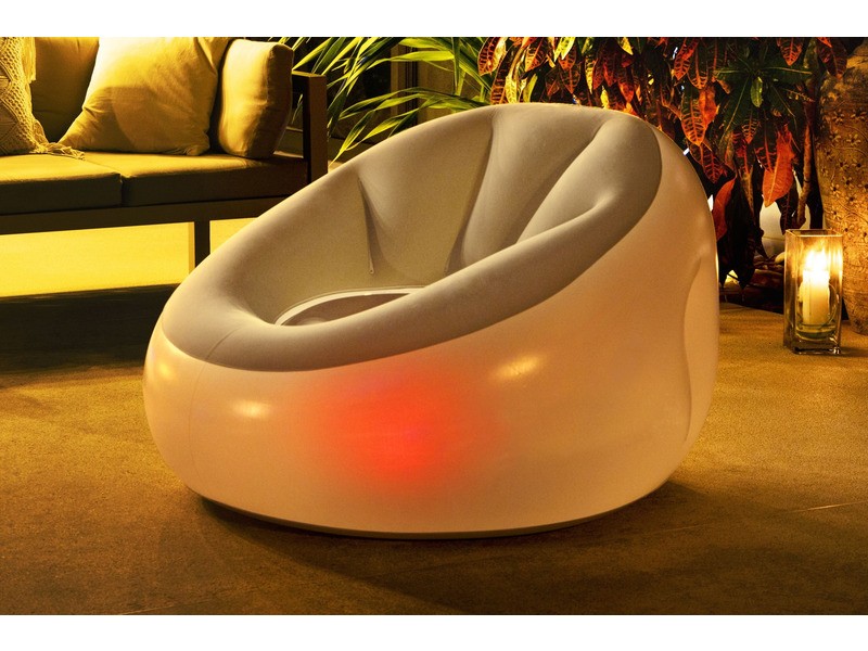 Felfújható fotel beépített LED világítással