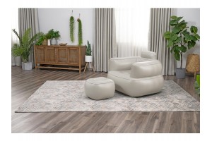 Felfújható fotel lábtartóval