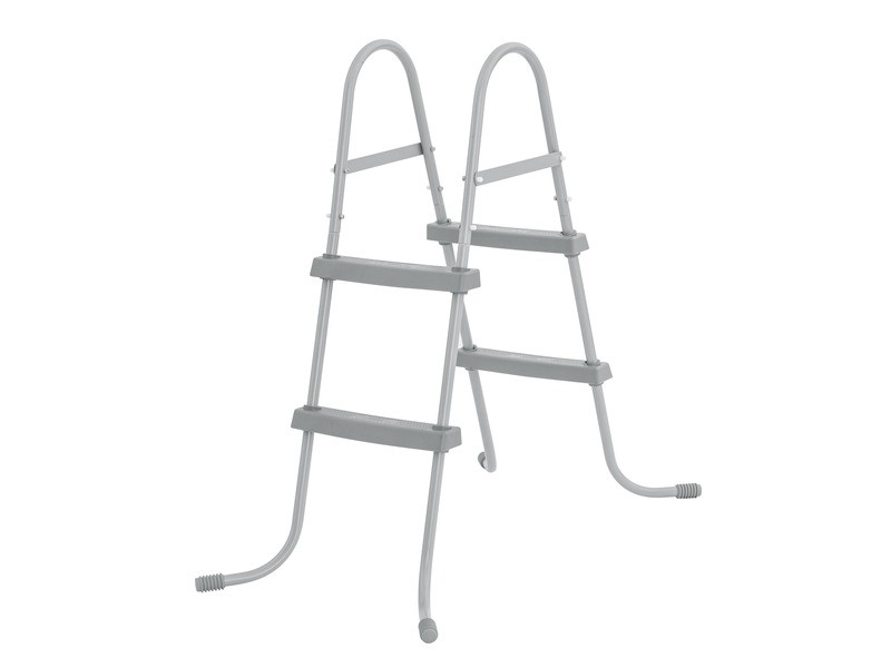 Rozsdamentes medence létra csúszásgátló fokokkal