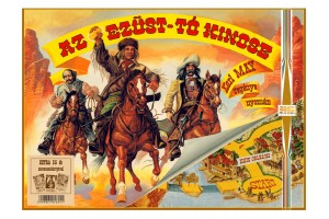 Az Ezüst-tó kincse társasjáték doboza, 35 extra kártyával