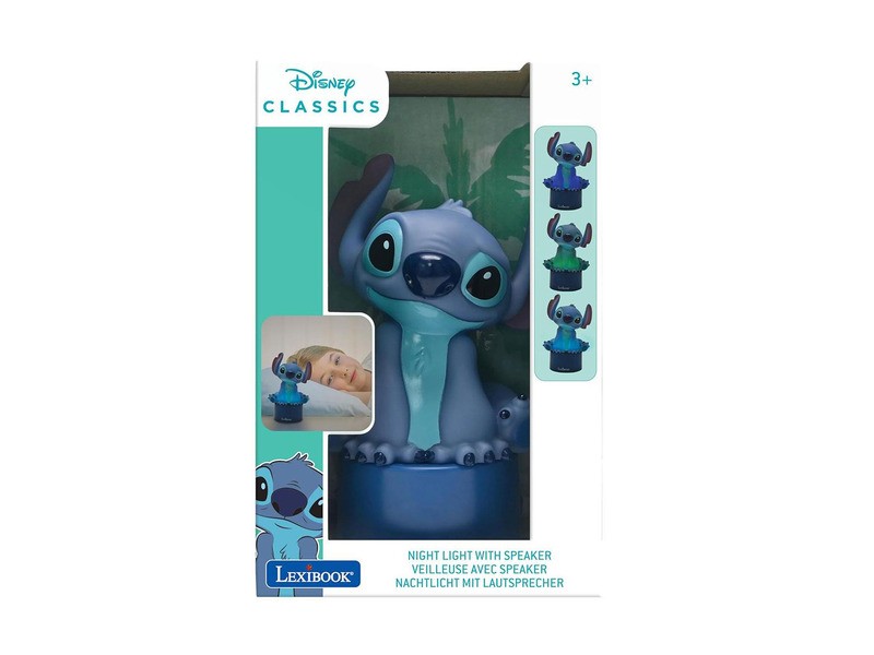 Stitch éjszakai fény figura és hangszóró