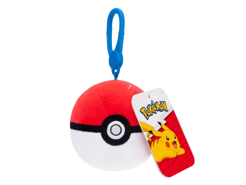 Poké labda kulcstartó plüss