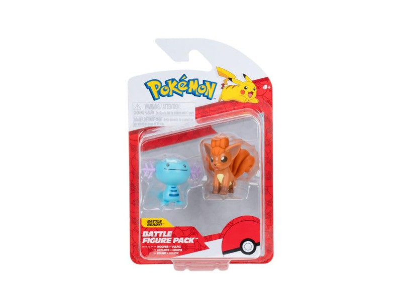 Pokémon Wooper és Vulpix figura 5 cm