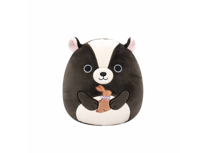 Squishmallows Skyler — fekete és krémszínű borz 20 cm