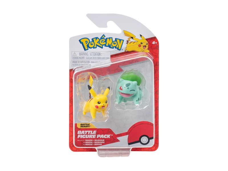 Bulbasaur és Pikachu figura - 2 db-os Pokémon szett