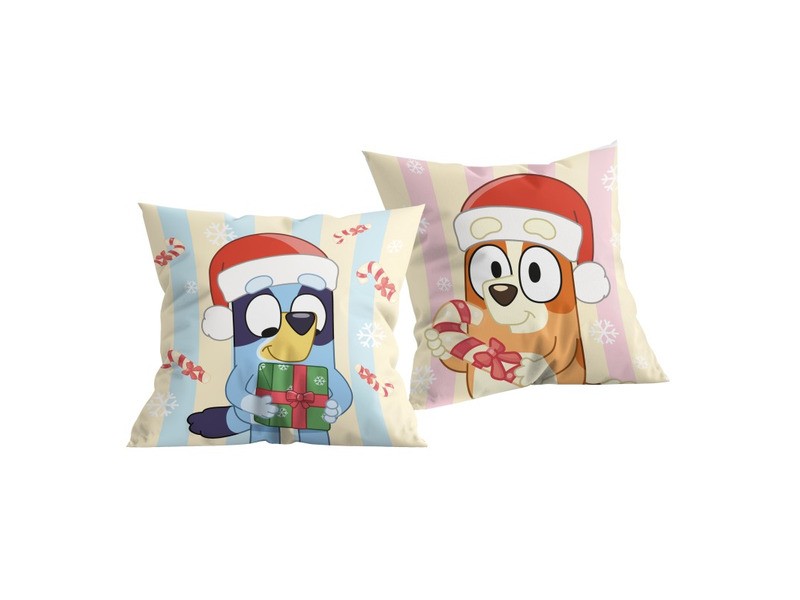 Bluey díszpárna 40×40 cm, kék mintás