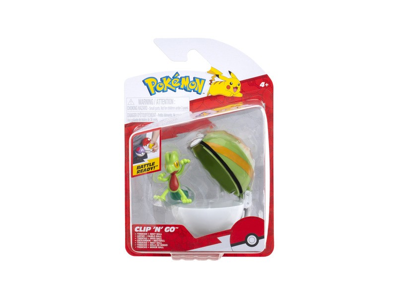 Pokémon Clip N Go – Treecko figura és Poké Ball