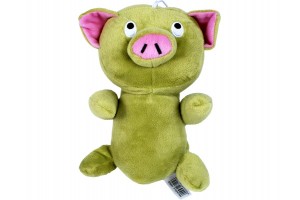 Mazsola plüssfigura, 25 cm — zöld kismalac