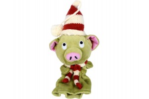 Mazsola sapkás kesztyűbáb, kb. 20 cm