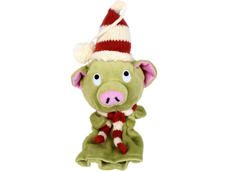 Mazsola sapkás kesztyűbáb, kb. 20 cm