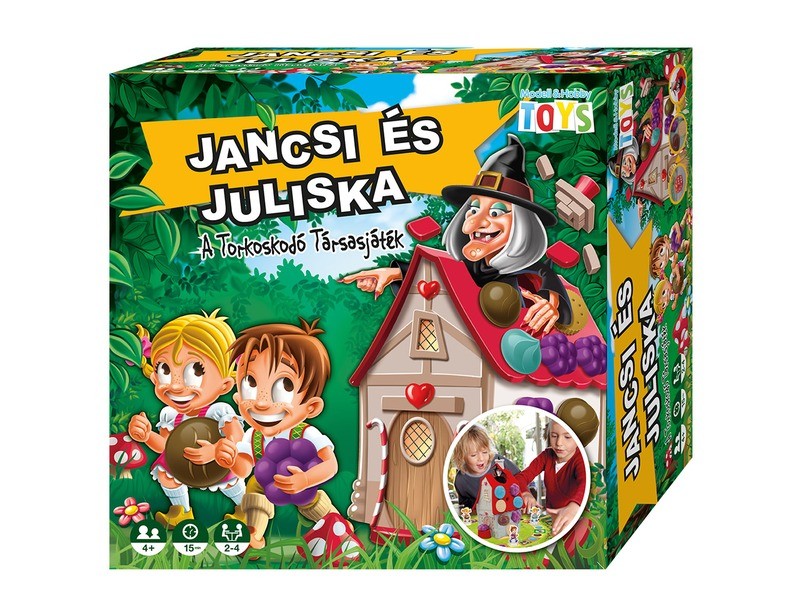 Jancsi és Juliska társasjáték — cukorkák gyűjtése