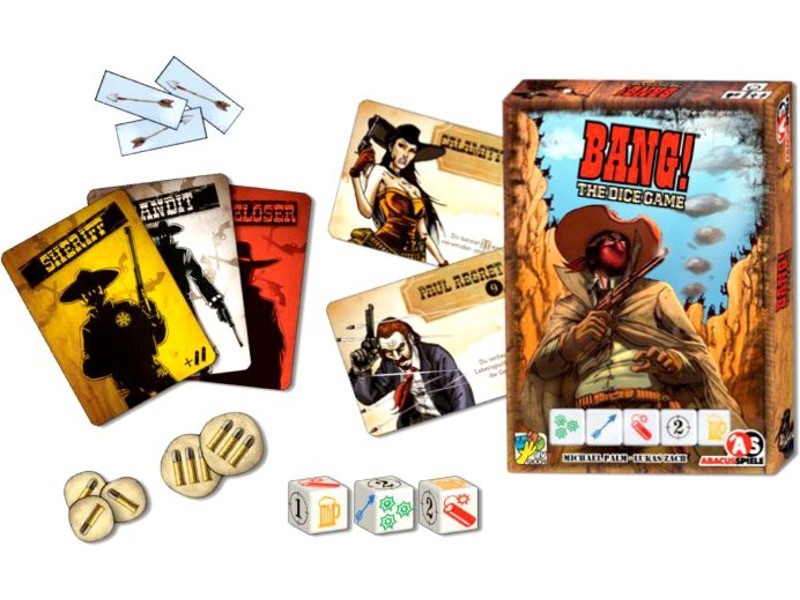 Bang kockajáték - magyar kiadás doboz