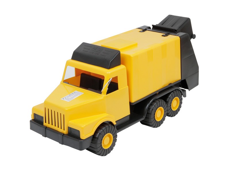 Műanyag kukásautó, 45 cm - több szín, emelő szerkezet