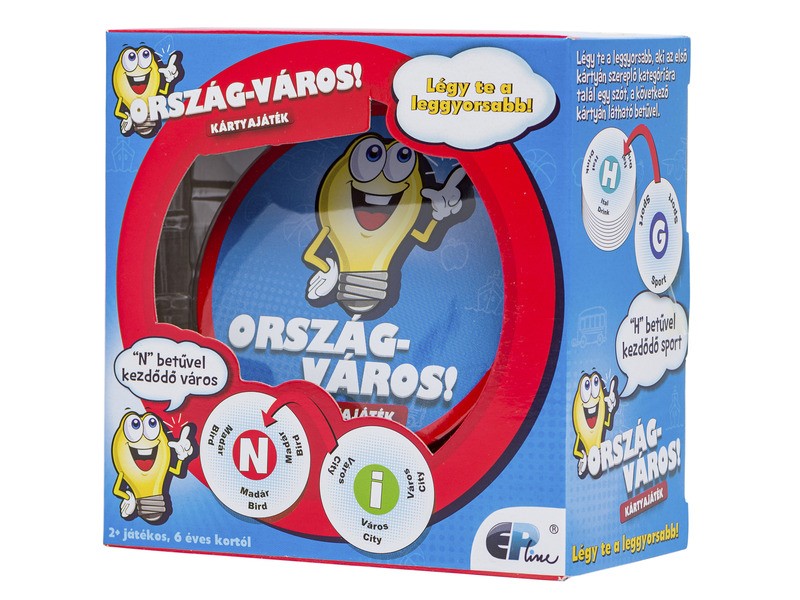 Ország-város kártyajáték EP04174 – kártyalapok