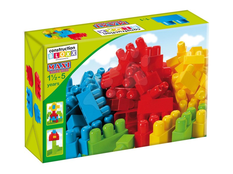 Maxi Blocks - 32 db színes építőkocka doboz