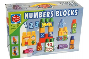 Maxi Blocks 18 darabos számolós építőkockák