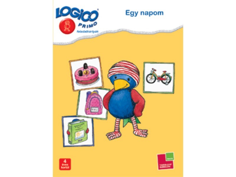 LOGICO Primo - Egy napom, 16 feladatkártya és PRIMO keret