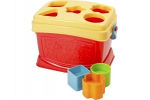 Fisher-Price formaevő dobozka - színes fejlesztő játék