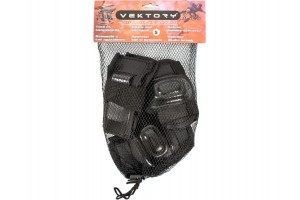 Védőfelszerelés 6 db-os szett — fekete