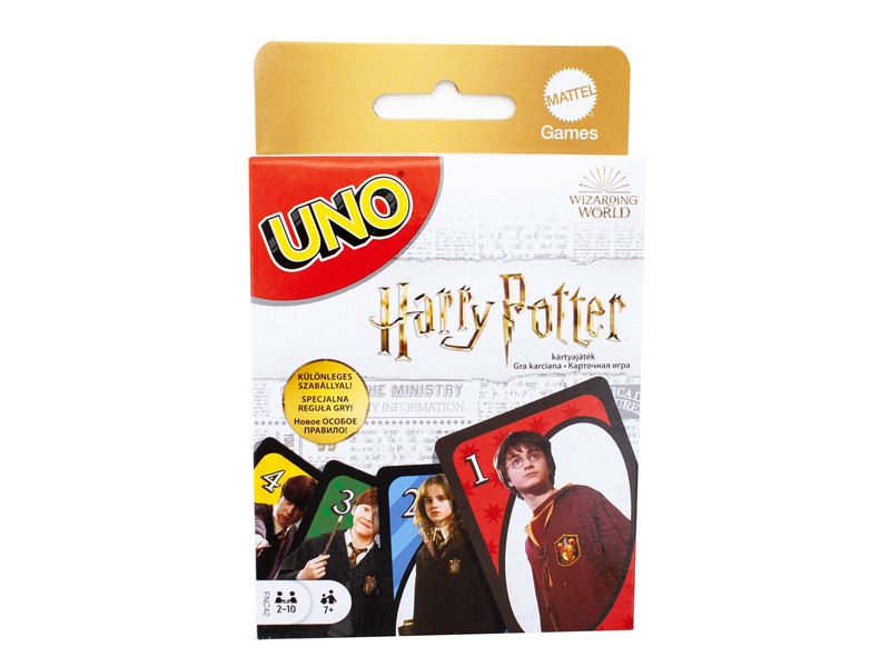 Harry Potter UNO kártyajáték – 112 lap, Roxfort témájú