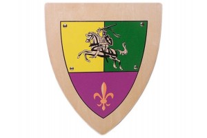 Fa pajzs — többféle (címeres, váras, sárkányos, liliomos)