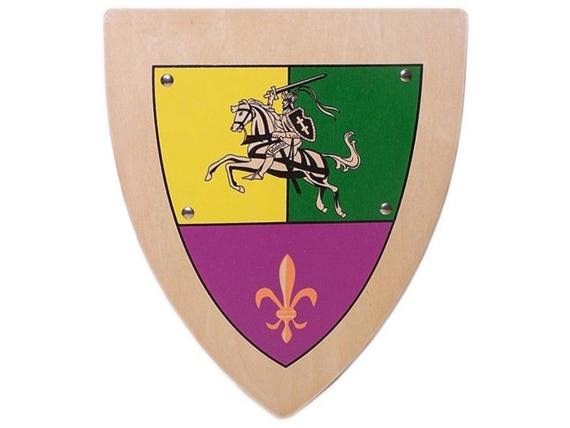 Fa pajzs — többféle (címeres, váras, sárkányos, liliomos)