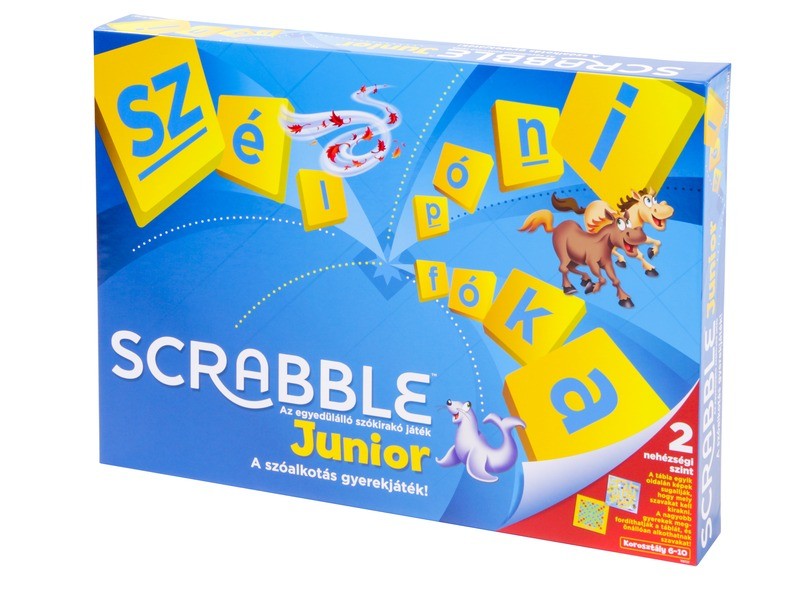 Scrabble Junior társasjáték — szókincsbővítő (5+)